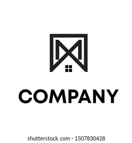 real estate logo . home vector . house icon template . roof design