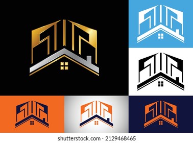 Real estate logo, House building logo, Home logo sign symbol