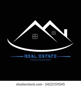 Real Estate Logo, real, real estate, house logo, building logo design template 8 9 0