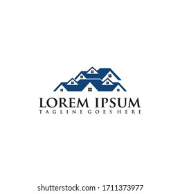 real estate logo, house logo, home logo template, city building skyline house apartment vector logo design template