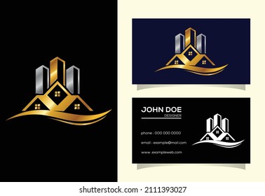 Real estate logo, House logo, Home logo sign symbol