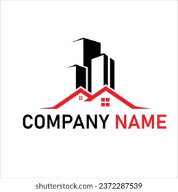 Real estate logo, House logo, Home logo sign symbol Free Vector