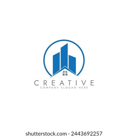 real estate logo, house home business,company build symbol icon