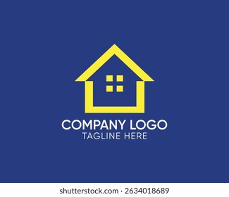 Real Estate Logo, House Logo, home minimalist logo concept , Real Estate, Construction, Architecture and Building Logos