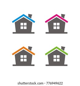 Real estate logo, house icon, designing based in vector formats