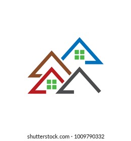 Real Estate Logo House Symbol Home Modern