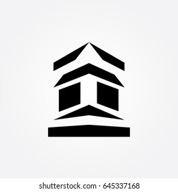 real estate logo, icon building