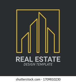Real Estate Logo Icon Creative Design Template