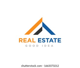 Real Estate Logo Icon Design Vector