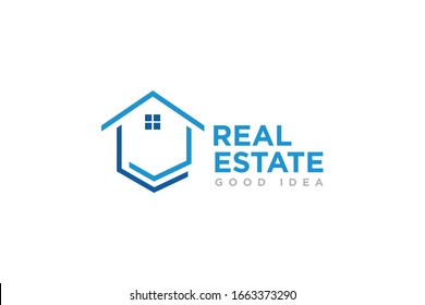 Real Estate Logo Icon Design Vector