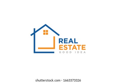 Real Estate Logo Icon Design Vector