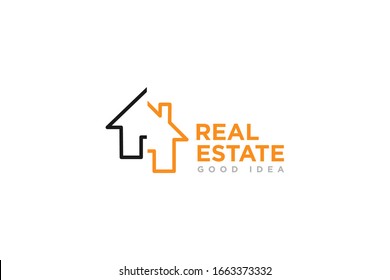 Real Estate Logo Icon Design Vector