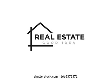 Vector de diseño de icono de logotipo inmobiliario