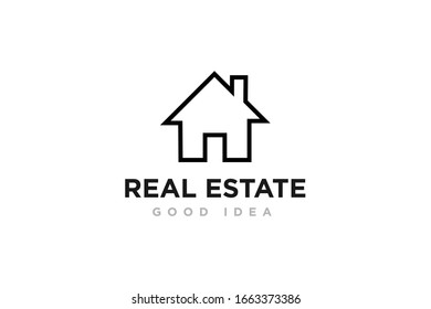 Vector de diseño de icono de logotipo inmobiliario