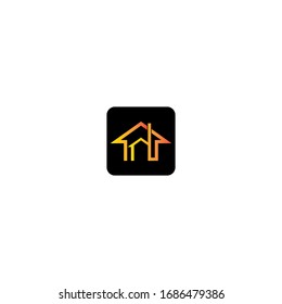 Real estate logo icon design