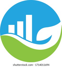 Real estate logo icon design