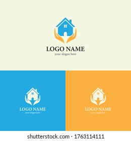 Real estate logo icon design