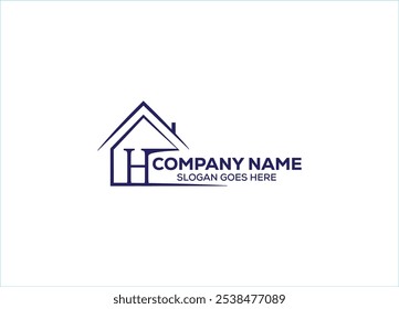 Real Estate Logo or Icon Design Vector Image Template