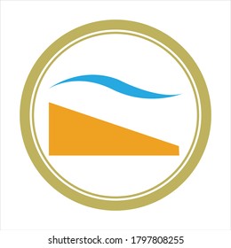 Real estate logo icon illustration - Vector