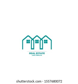 Real Estate Logo Icon. Simple, Modern, And Flat Design. Vector Illustration.
