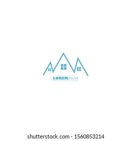 Real Estate Logo Icon. Simple, Modern, And Flat Design. Vector Illustration.