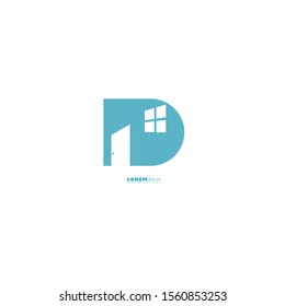 Real Estate Logo Icon. Simple, Modern, And Flat Design. Vector Illustration.