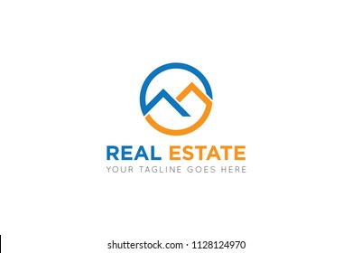 Real estate logo, icon, symbol