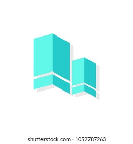 real estate logo icon vector abstract