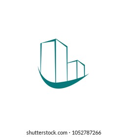 real estate logo icon vector abstract