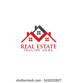 Real Estate Logo and Icon Vector Template