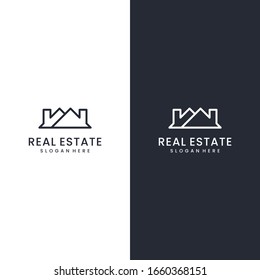real estate logo icon vector