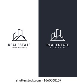 Vektorillustration des Immobilienlogos