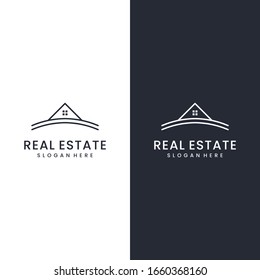 real estate logo icon vector