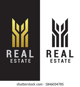 Real estate logo icon vector template.