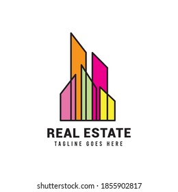 Real estate logo icon vector template.