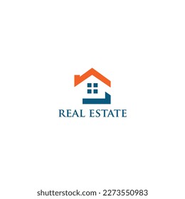 vector de logotipo de bienes inmuebles