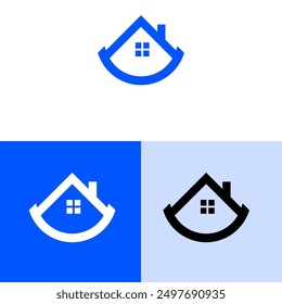 Real estate logo icon vector. Property, house, home, apartment  buy and sell or building construction logo design template