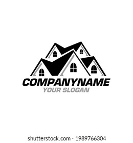 Real Estate Logo Idea Vector
