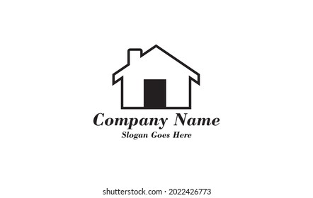 vector de logotipo de bienes inmuebles
