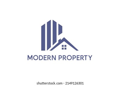 real estate logo illustration vector