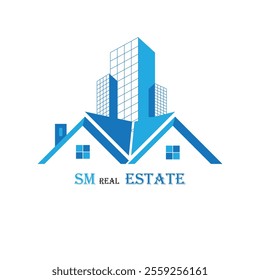 Real estate logo in illustrator