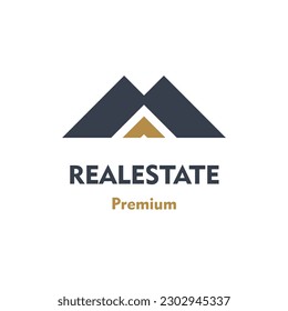 Real Estate Logo Image on White Background