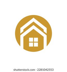 Real estate logo images illustration design