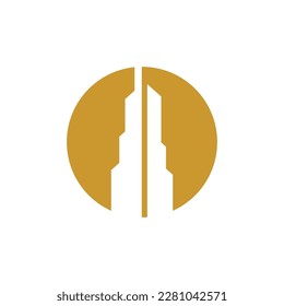 Real estate logo images illustration design