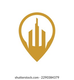 Real estate logo images illustration design