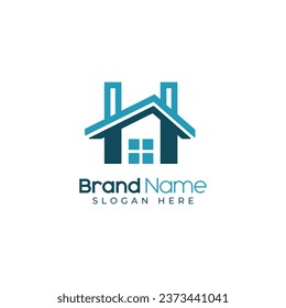 Real Estate Logo for Initial Letter H, Simple H Letter Logo for Property Business
