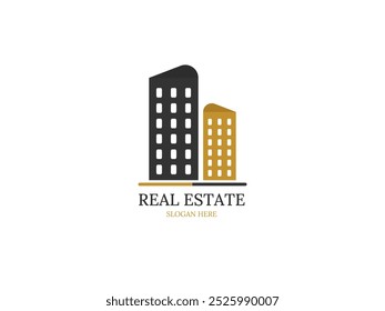 Logotipo Imobiliário Isolado. Ilustração de vetor