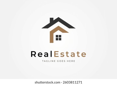 Real Estate Logo, Letter R with home combination, suitable for Architecture Building apps logo design