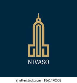 Real estate logo modern design template. Creative Building Concept Logo Design, Construction Logo Vector, colorful real estate agency logotype, Symbol icon of residential