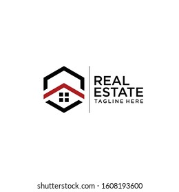 real estate logo modern vector icon luxury